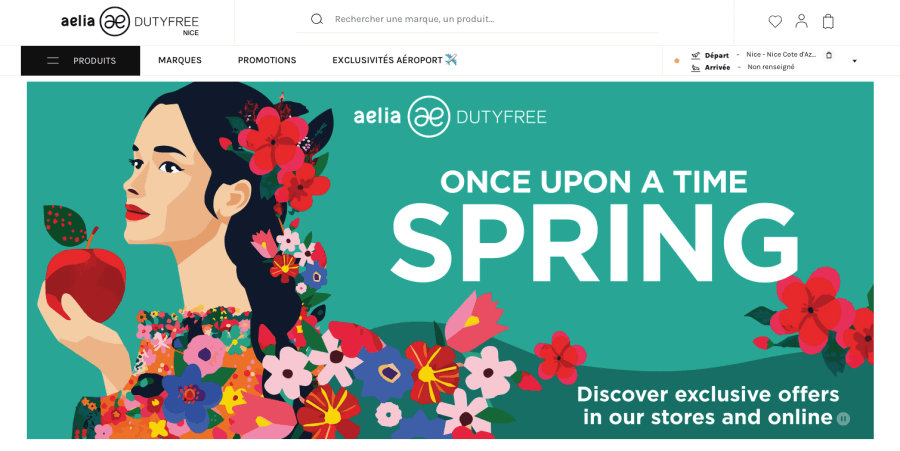 Magasin en ligne Aelia Duty Free