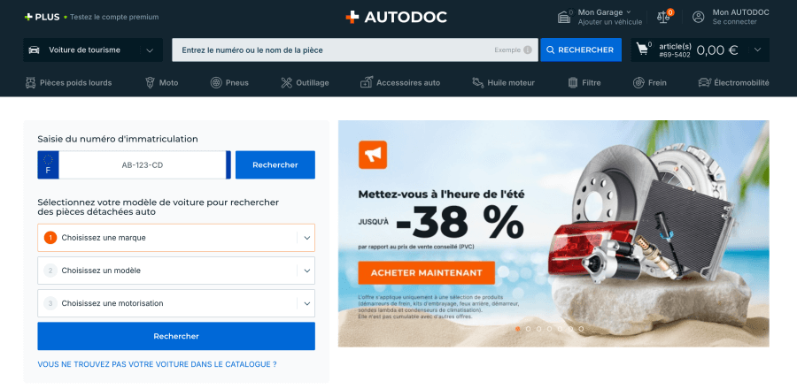Magasin en ligne AUTODOC