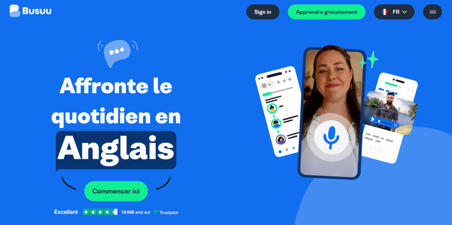 Site Internet Busuu