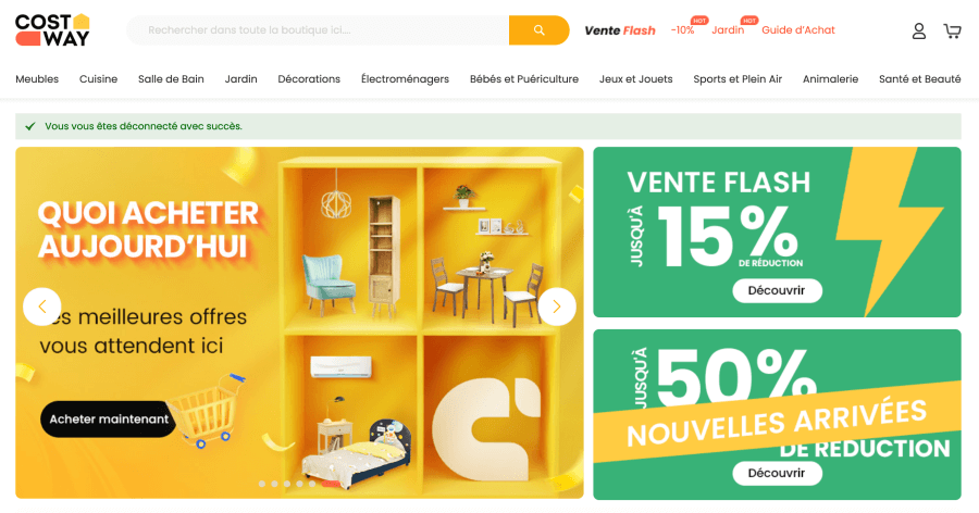 Magasin en ligne Costway