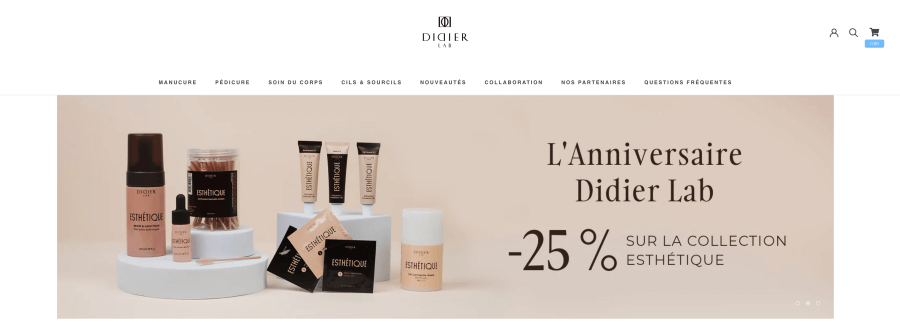Magasin en ligne Didier Lab