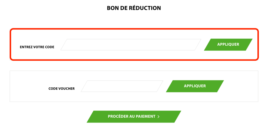 Case pour un code promo FAKRO