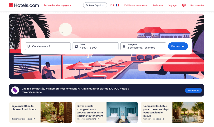 SIte Internet Hotels.com