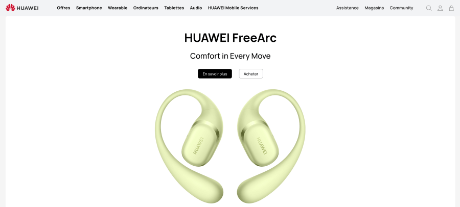 Magasin en ligne Huawei