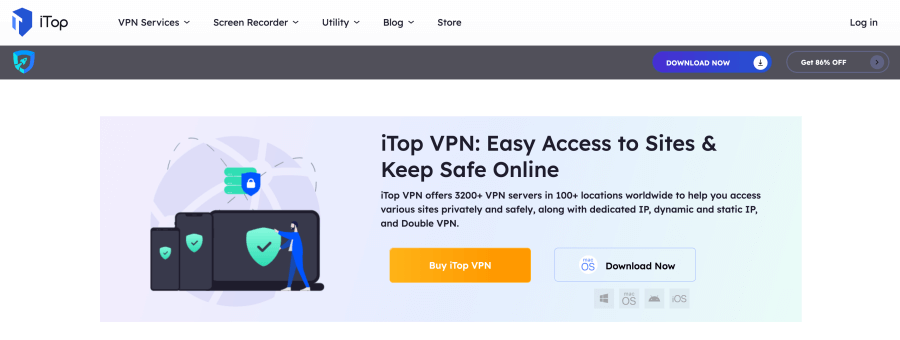 Site Internet iTOP VPN
