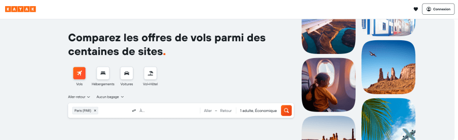 Site Internet KAYAK