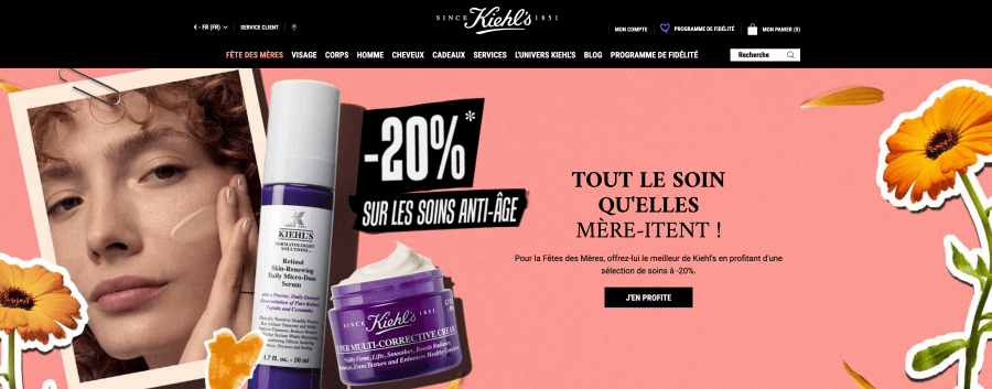 Boutique en ligne Kiehl's