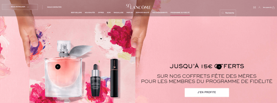 Boutique en ligne Lancôme