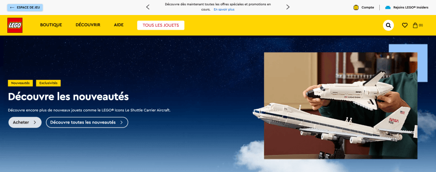 Magasin en ligne LEGO