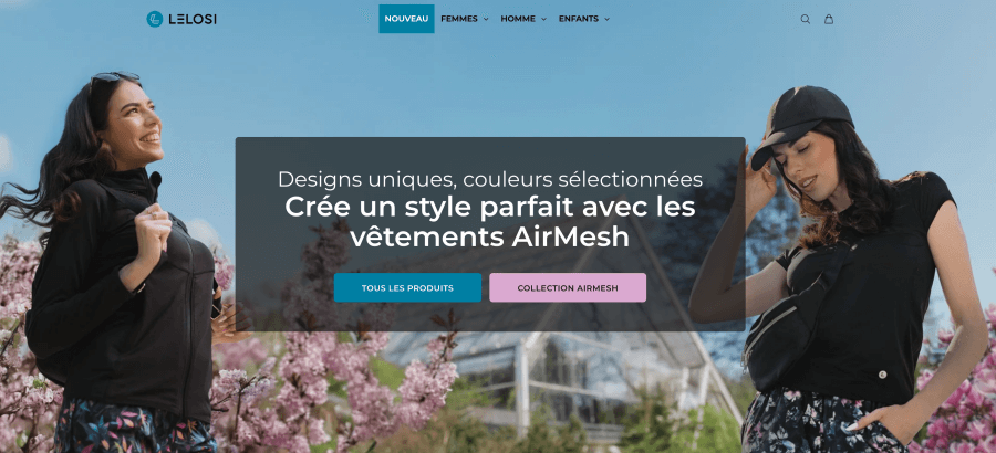 Boutique en ligne Lelosi
