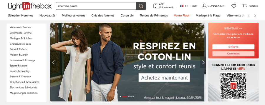 Boutique en ligne LightInTheBox
