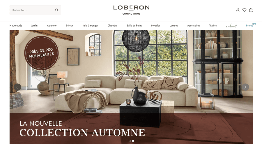 Magasin en ligne LOBERON