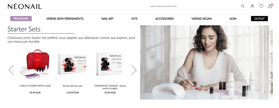 Boutique en ligne NÉONAIL