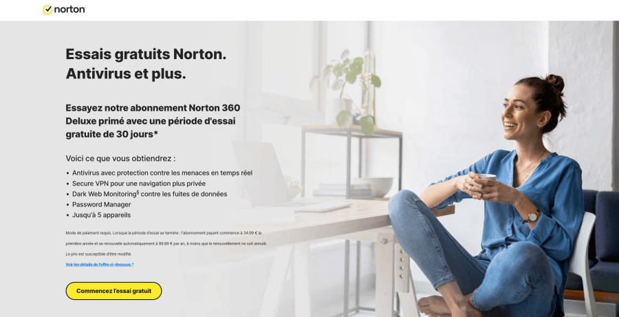 Site Internet Norton