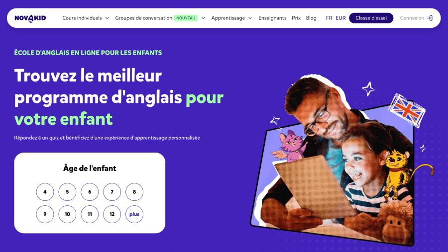 Site Internet Novakid