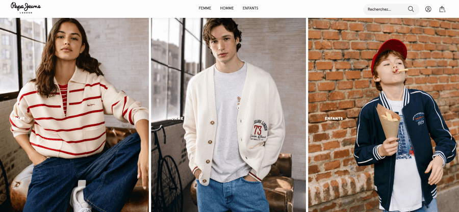 Boutique en ligne Pepe Jeans