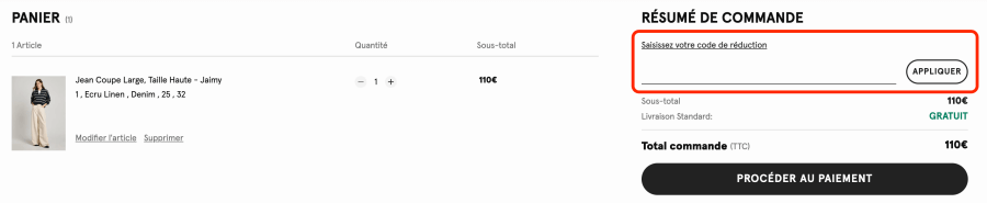 Place pour un code promo Pepe Jeans