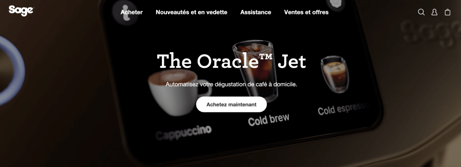Magasin en ligne Sage Appliances