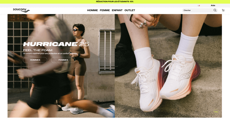Magasin en ligne Saucony