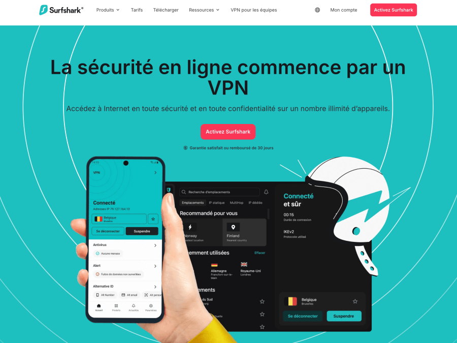 Site Internet Surfshark