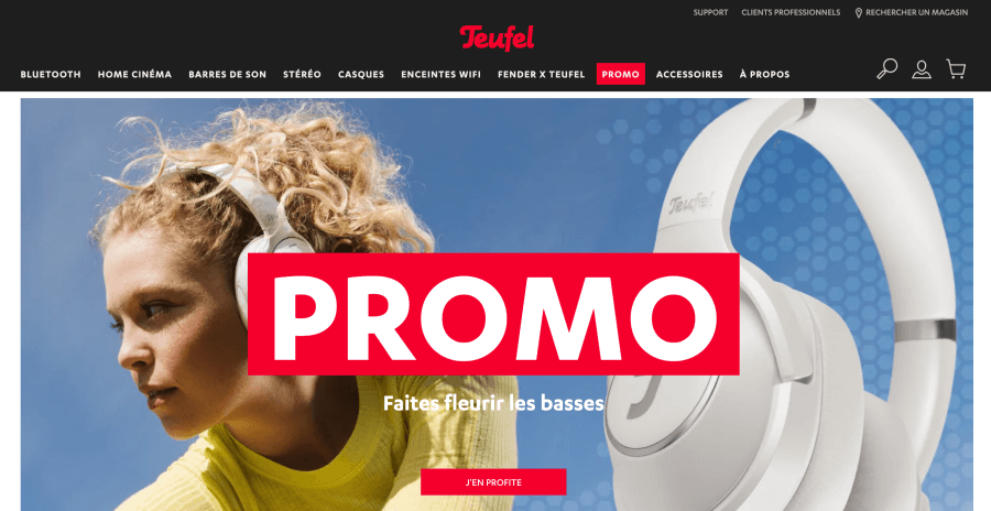 Magasin en ligne Teufel