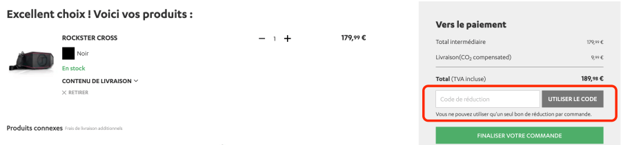 Place pour un code promo Teufel