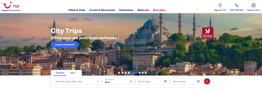 Site Internet TUI