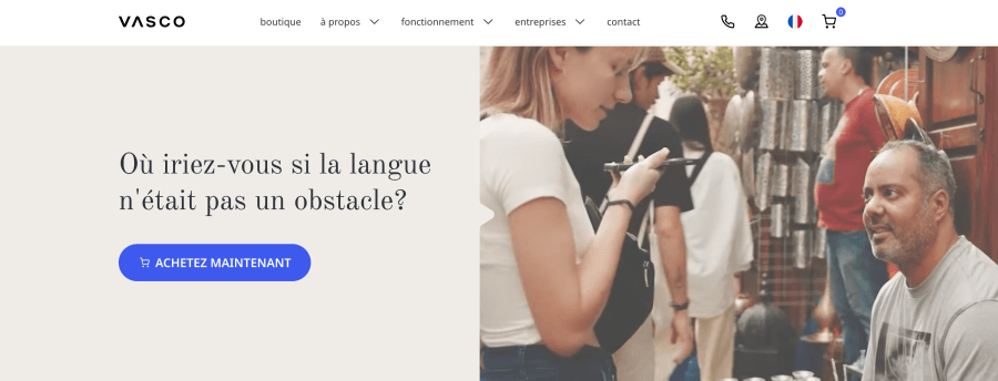 Magasin en ligne Vasco